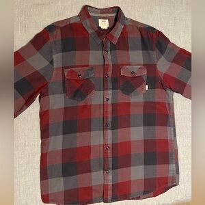 Vans Plaid long sleeve button up shirt